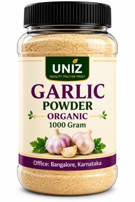 UNIZ Organic Garlic Powder – 1000 Gram